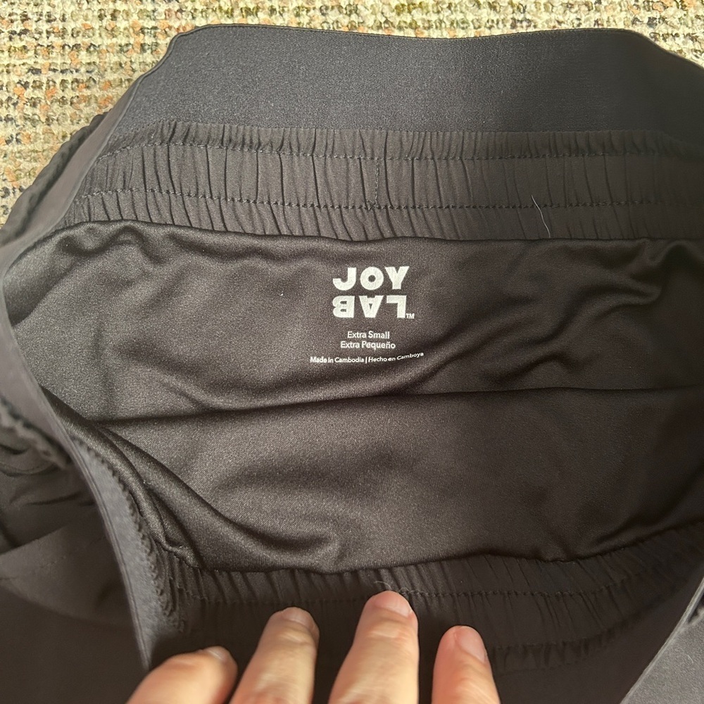 JoyLab Women's Black Pleated Athletic Shorts - Picture 3 of 3